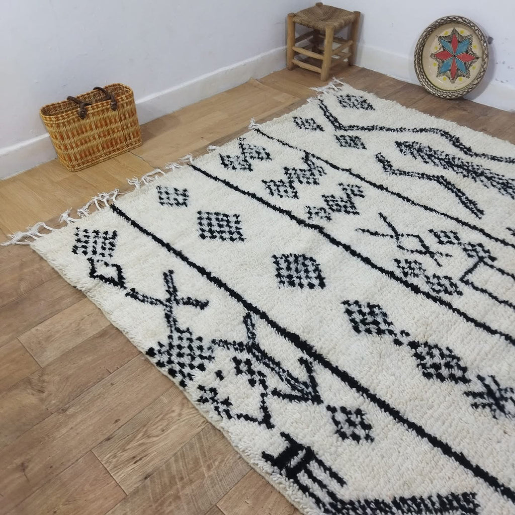 Handwoven Beni Ourain Wool Rug – Atlas Collection