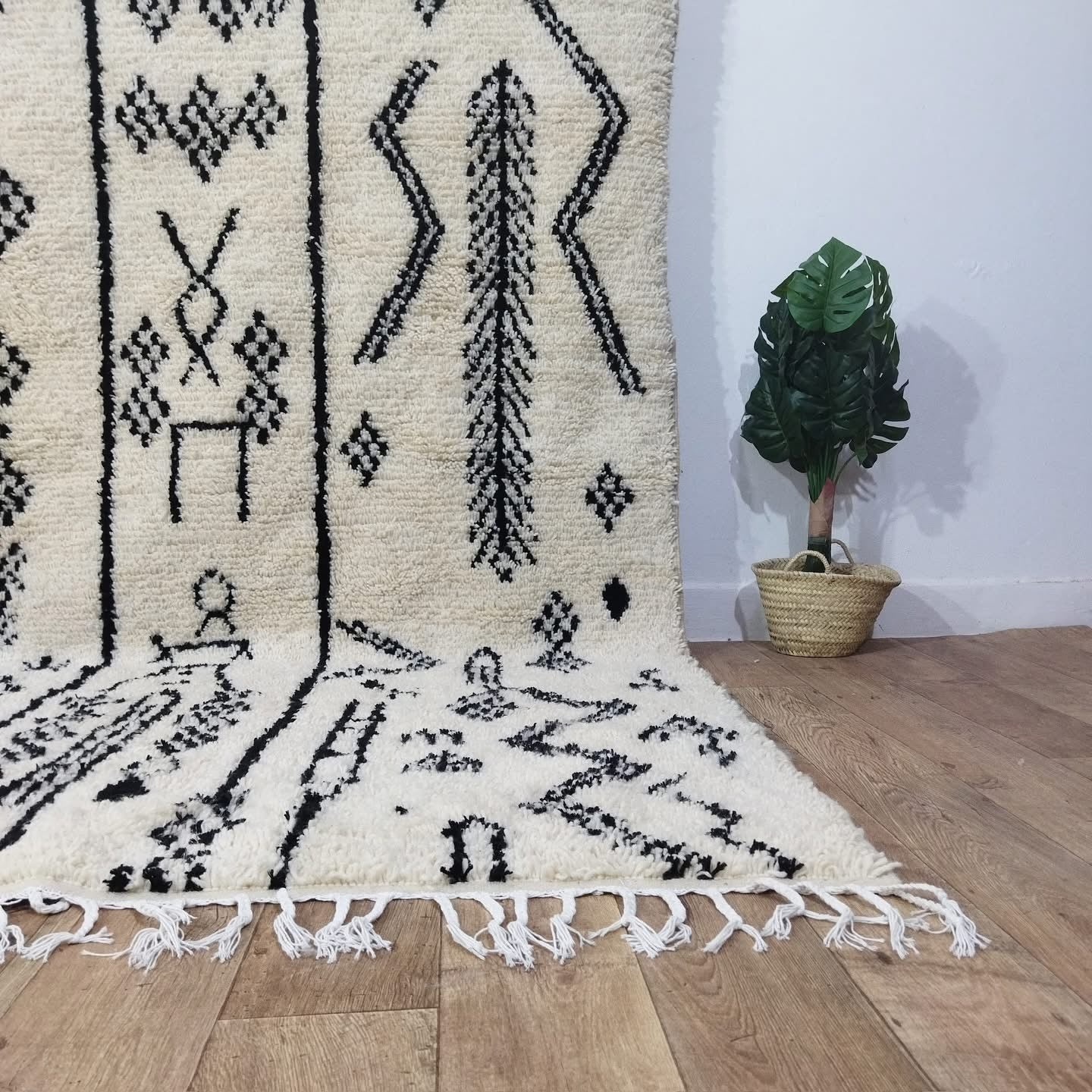 Handwoven Beni Ourain Wool Rug – Atlas Collection
