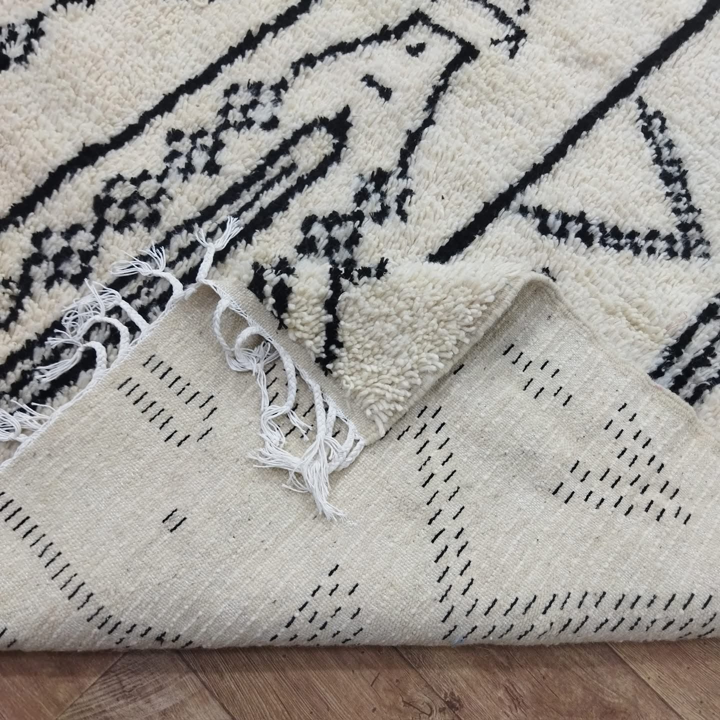 Handwoven Beni Ourain Wool Rug – Atlas Collection