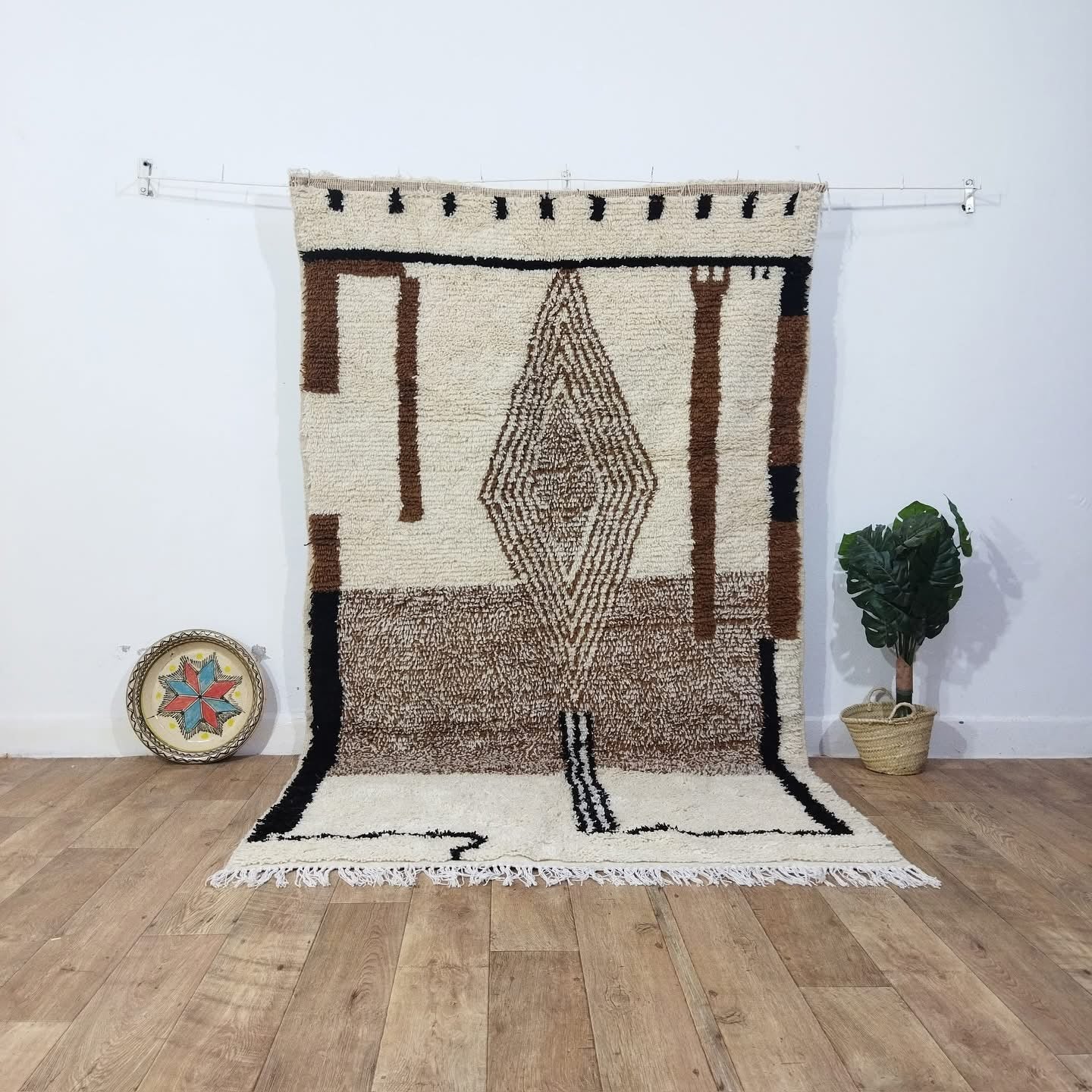 Handwoven Beni Ourain Wool Rug – Atlas Collection