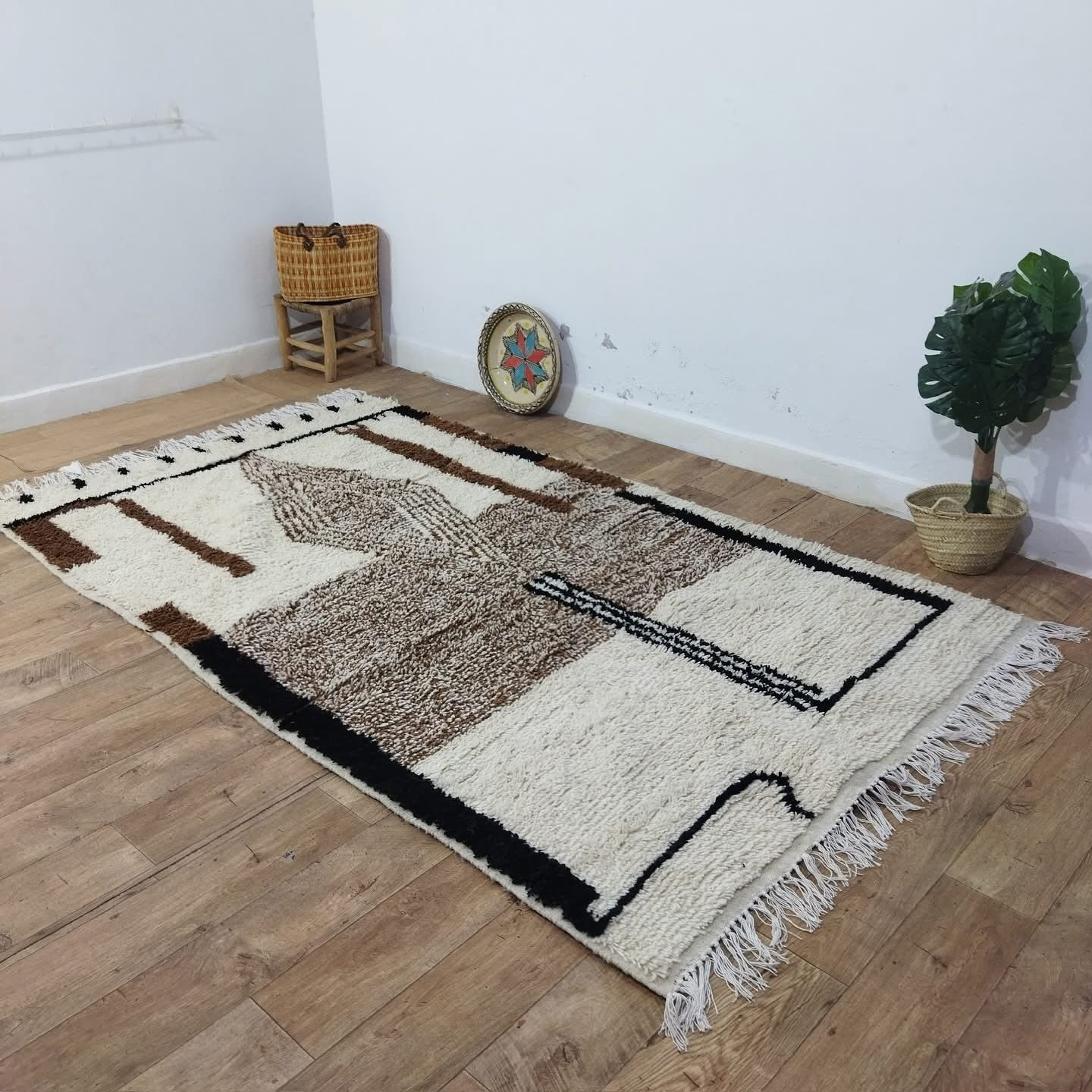 Handwoven Beni Ourain Wool Rug – Atlas Collection
