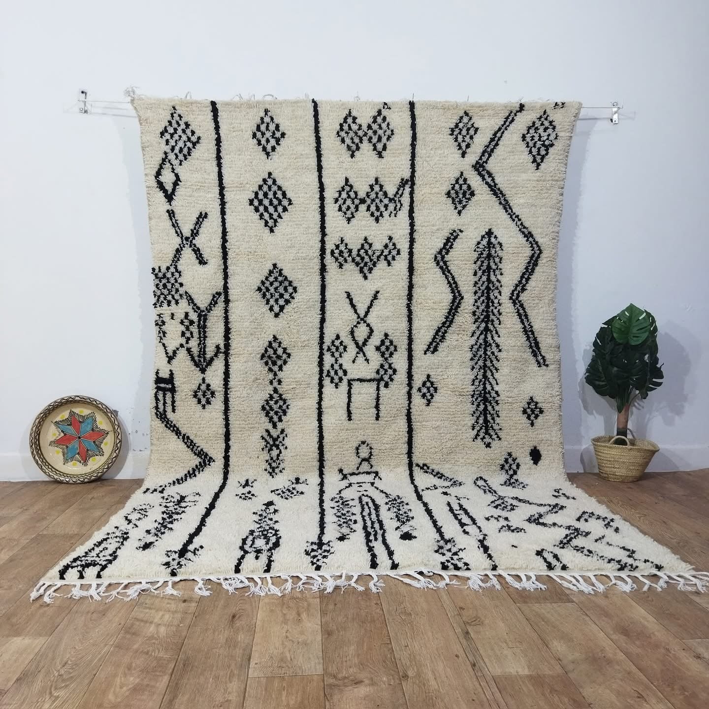 Handwoven Beni Ourain Wool Rug – Atlas Collection