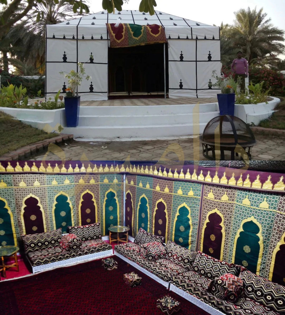 Luxury Moroccan Iron Frame Tent – Majestic Sahara Edition