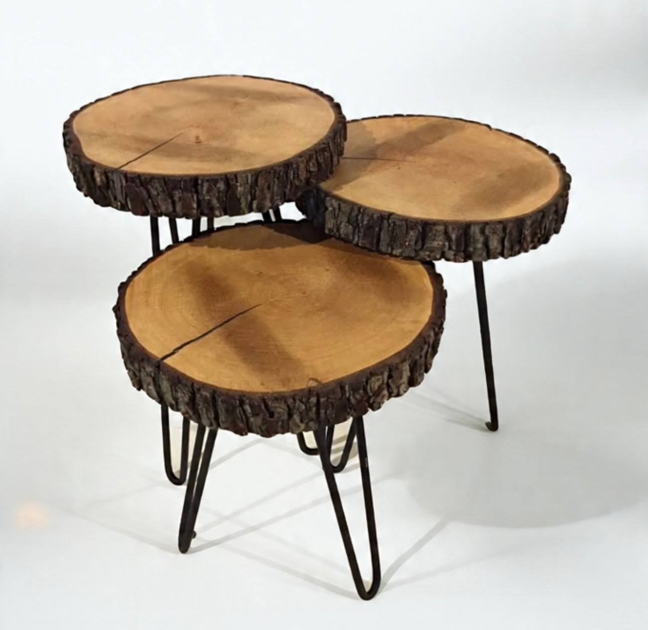 Wood Coffee Table set of 3
