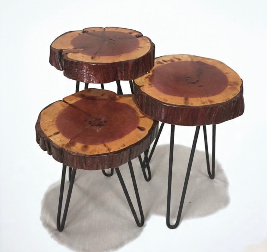 Wood Coffee Table set of 3