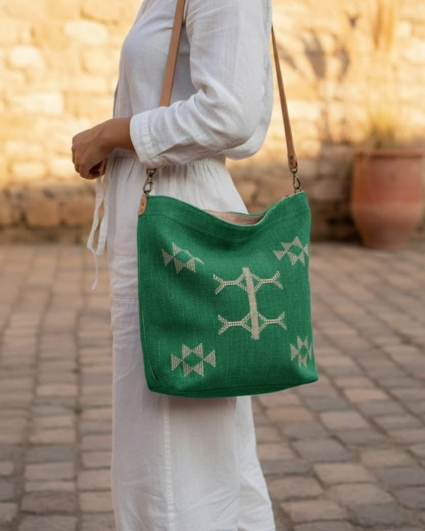 Amazigh Sabra Crossbody – Terracotta