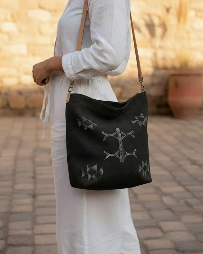 Amazigh Sabra Crossbody – Terracotta