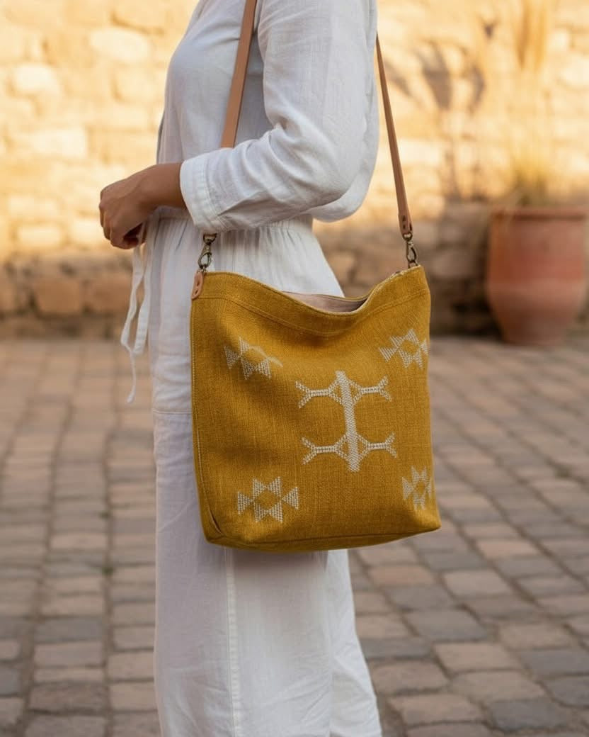 Amazigh Sabra Crossbody – Terracotta