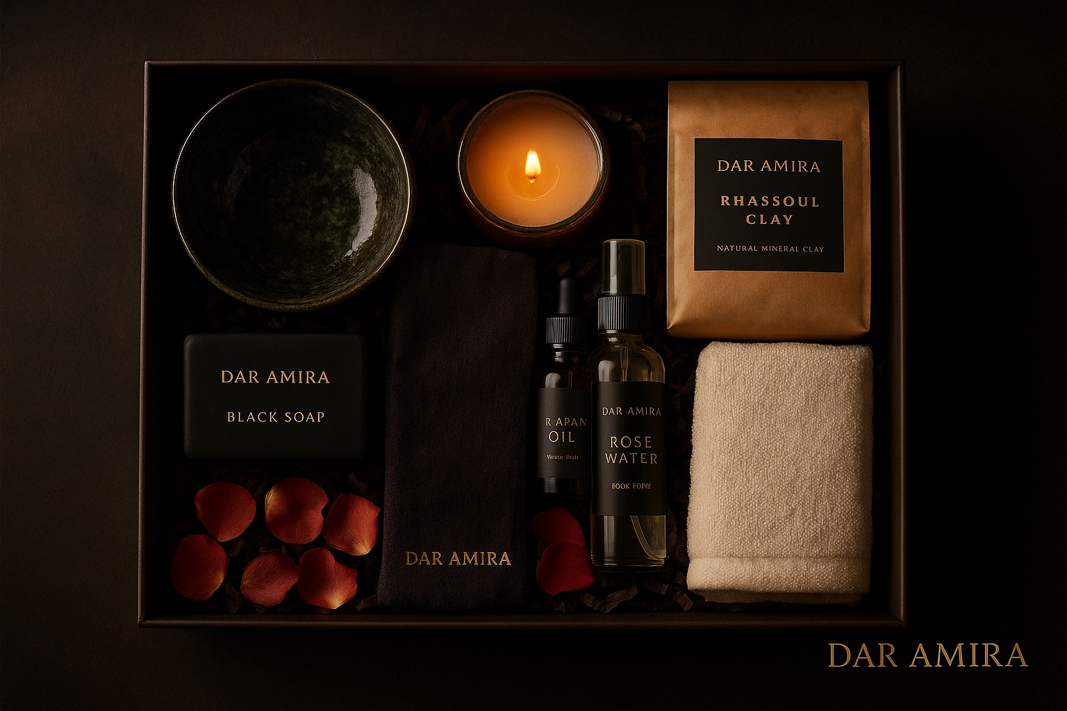 Dar Amira Hammam Gift Set – A Luxurious Moroccan Ritual at Home