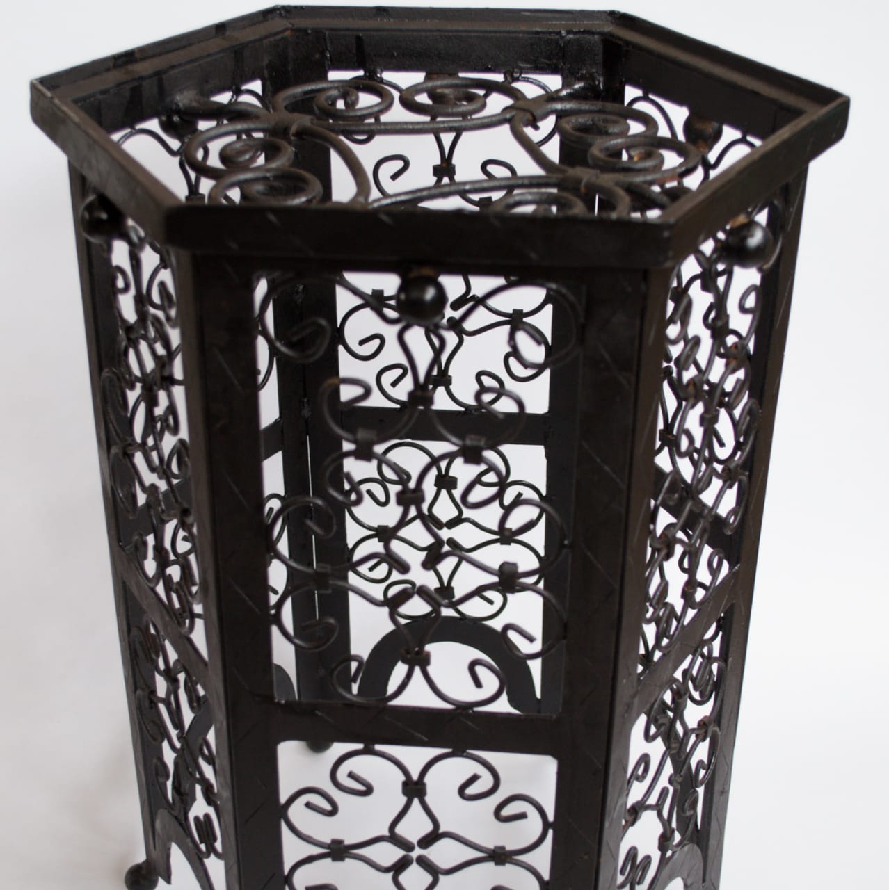 The Amira Wrought Iron Lantern Stand