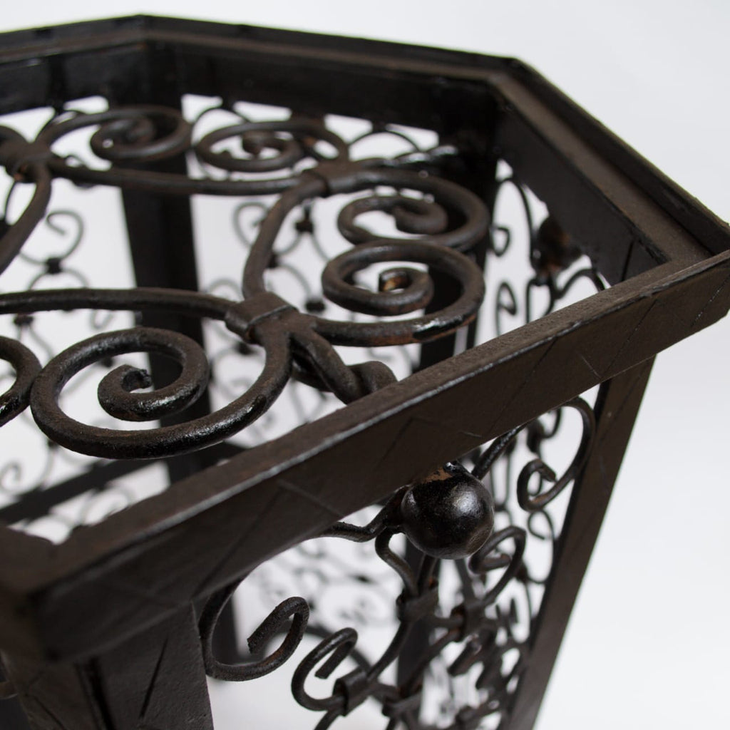 The Amira Wrought Iron Lantern Stand
