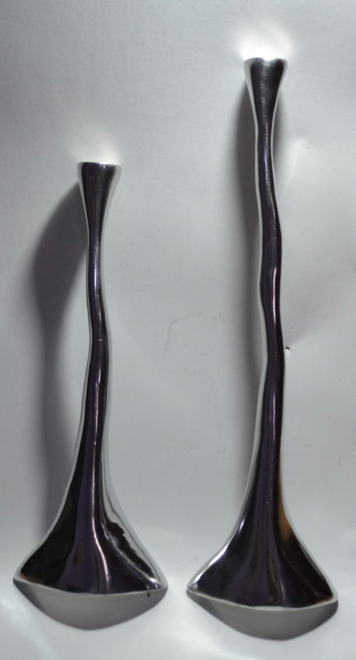 Casablanca Elegance – Moroccan aluminium Candle Holders (Set of 2)