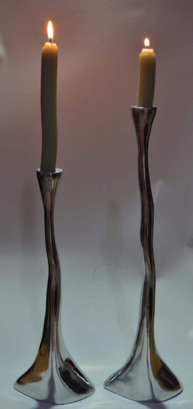 Casablanca Elegance – Moroccan aluminium Candle Holders (Set of 2)